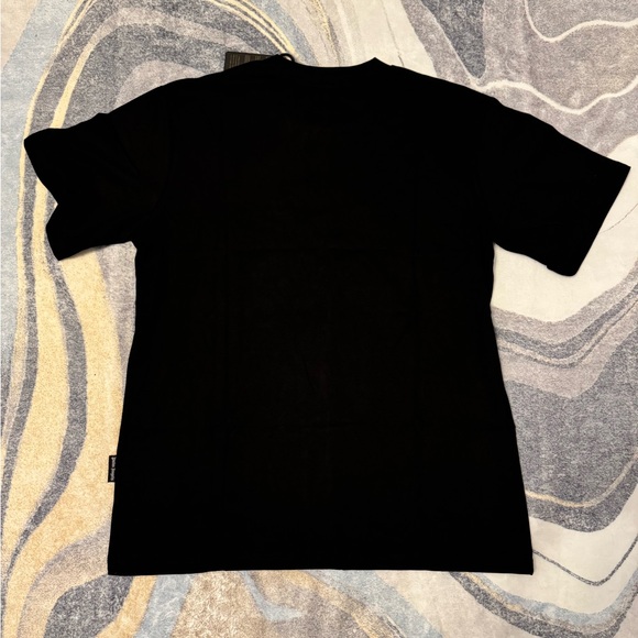 Palm Angels Gray Grafitti PA Los Angeles Logo Black T-Shirt Size Large - Picture 3 of 3